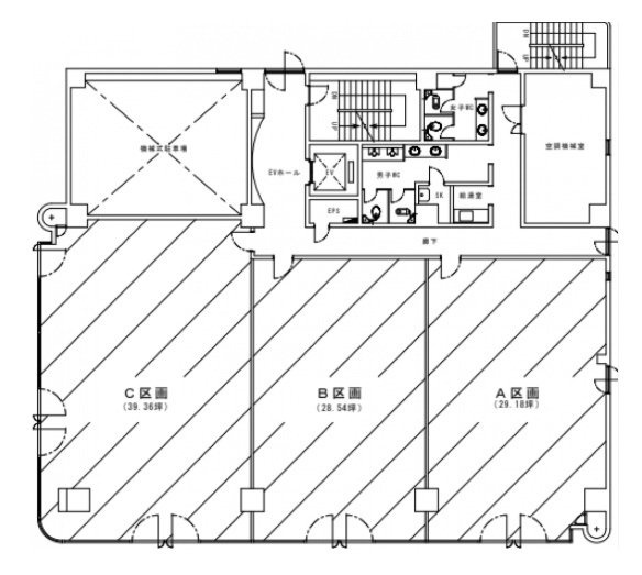 オカバ水戸ビルA 間取り図