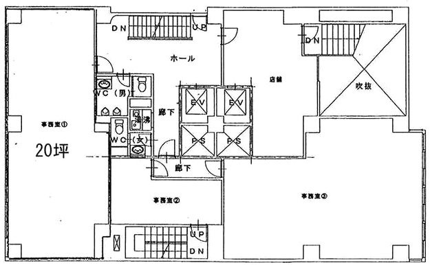 明宏(めいこう)ビル本館2F 間取り図