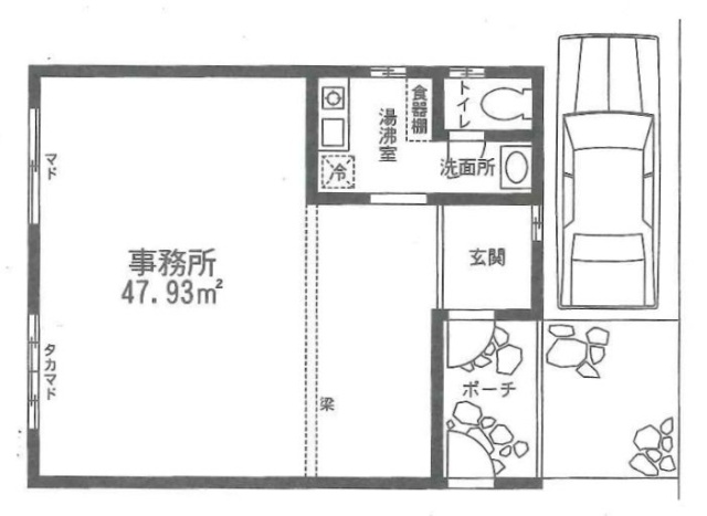 塚田ビル1F 間取り図