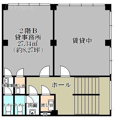 天田ビルB 間取り図