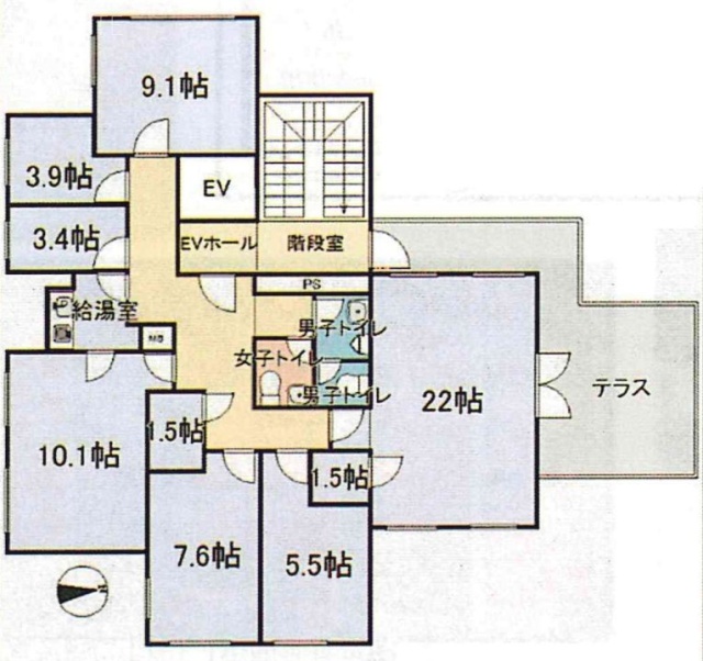 代沢カラバッシュ4F 間取り図