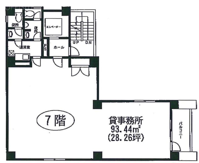 馬喰町TYビル7F 間取り図