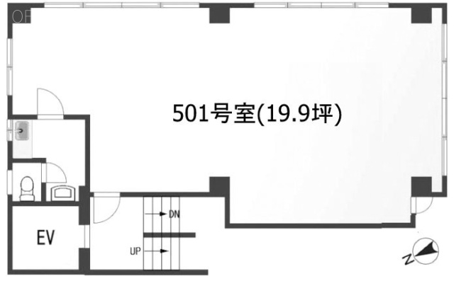 大森北パークビル501 間取り図