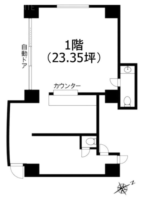 グリュックハイムY1F 間取り図