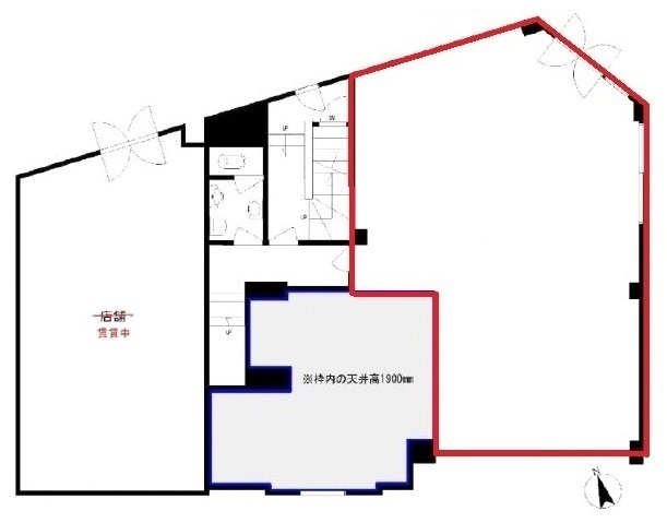 さかえビル1F 間取り図