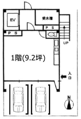 木場太閤ビル1F 間取り図