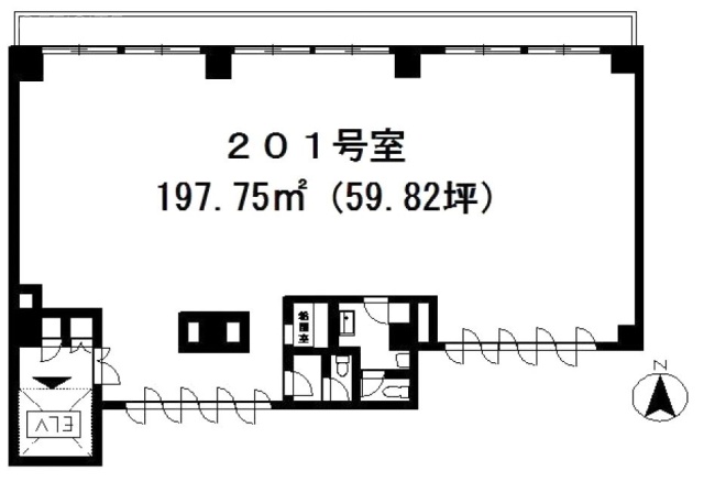 ライブリーYSビル201 間取り図