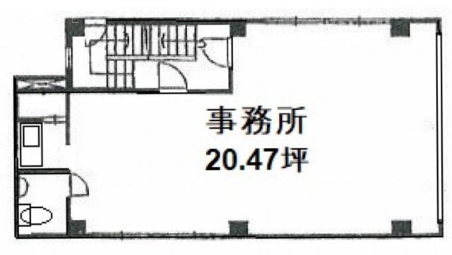 弥助第3ビル4F 間取り図