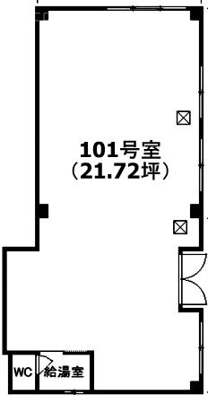 横川NSビル101 間取り図