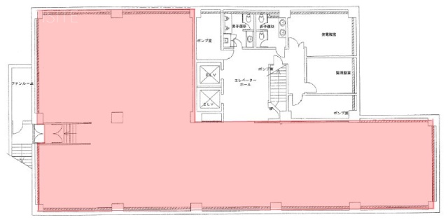 ヒューリック新京橋ビルB1F 間取り図