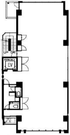 北参道DTビル2F 間取り図