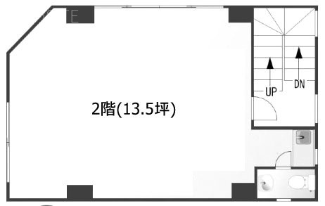田辺ビル2F 間取り図