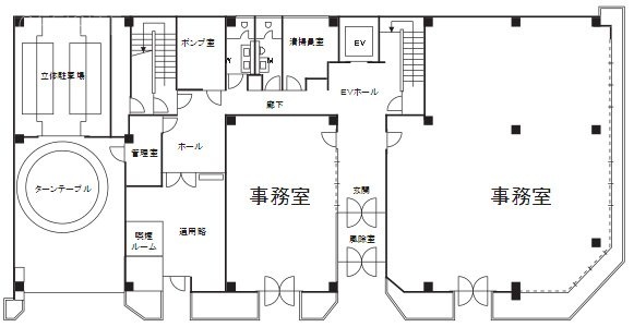 立川第一生命ビル1F 間取り図