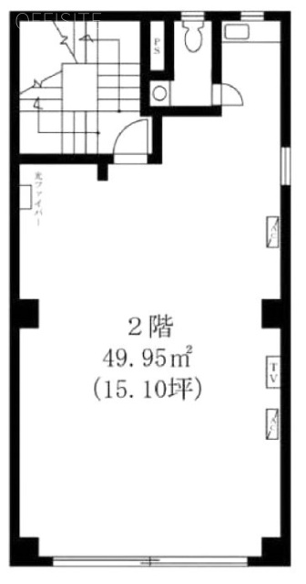 橋本ビル2F 間取り図