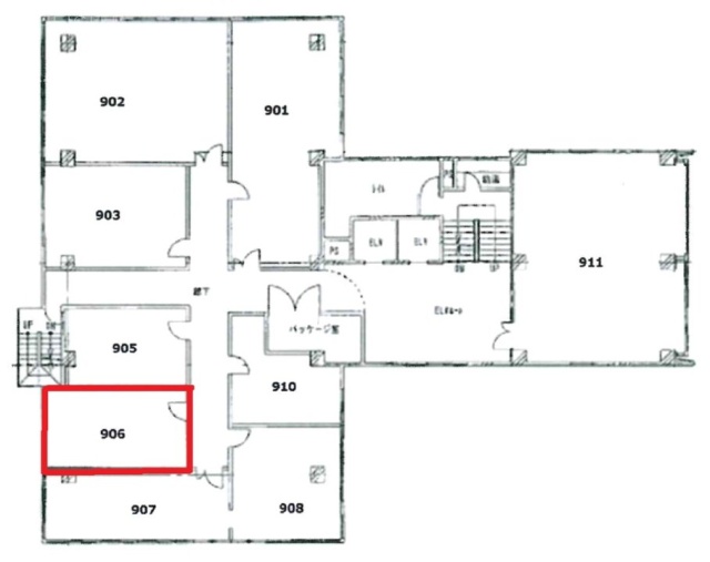 第3東ビル906 間取り図
