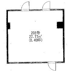 七井ビル208 間取り図