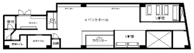 インペリアル六本木2号館S012 間取り図