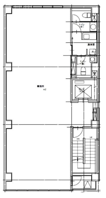 千駄ヶ谷ファースト3F 間取り図