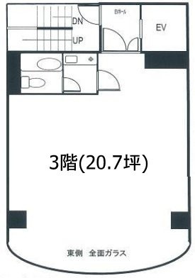 第一アタゴビル3F 間取り図