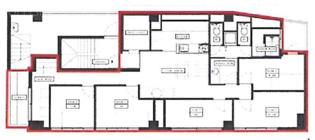 松岡国立ビル4F 間取り図