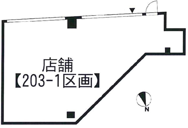 京王リトナード北野203-1 間取り図