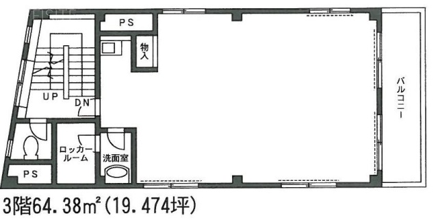 明邦ビル3F 間取り図