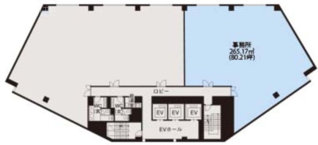 東京建物ファーレ立川ビル4F 間取り図