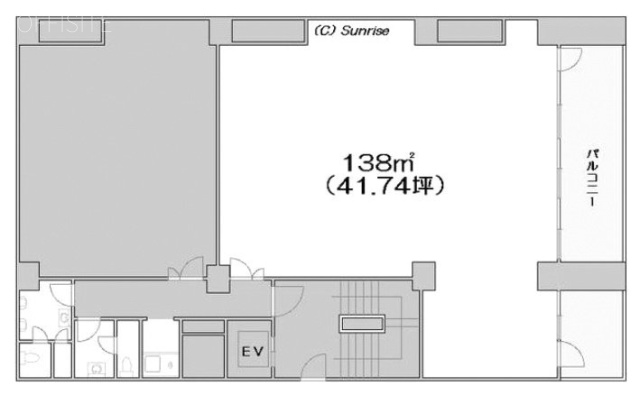 明宏ビル別館7F 間取り図