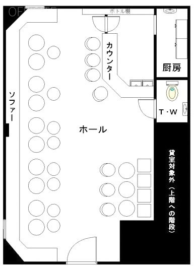 YKビル1F 間取り図