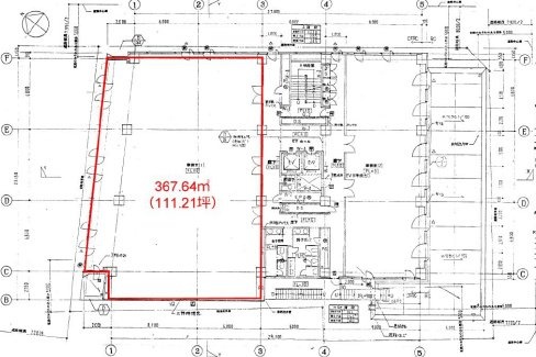 人形町センタービル3F 間取り図