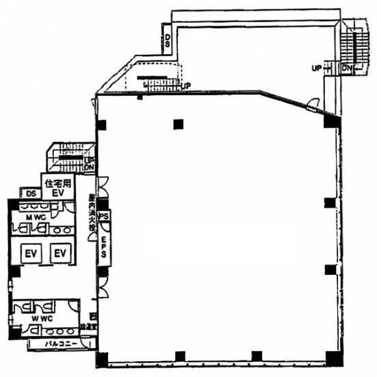 HF青葉台ビル4F 間取り図