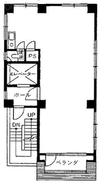 九段ベストビル6F 間取り図