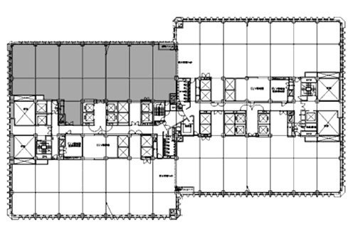 アーク森ビル13F 間取り図