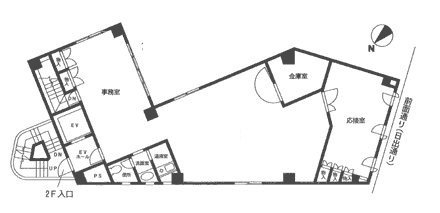 金誠堂ビル2F 間取り図