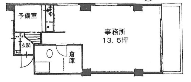 青山アジアマンション1F 間取り図