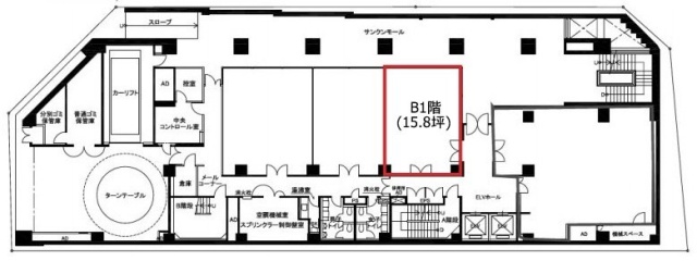 尚友会館B1F 間取り図