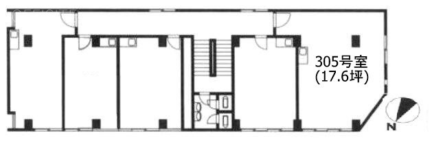 フジミビル305 間取り図