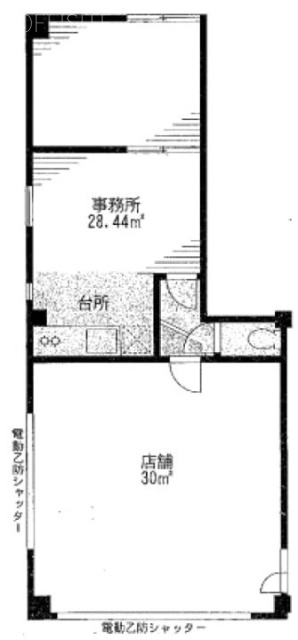 クリスタルダイア元住吉ビル1F 間取り図