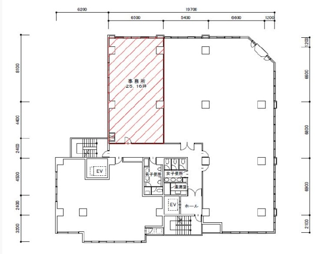 コスモス御苑3F 間取り図