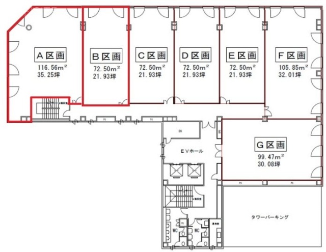DSM新横浜ビルB 間取り図