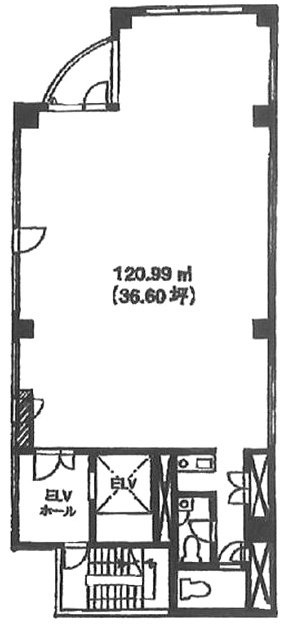 旺栄ビル7F 間取り図