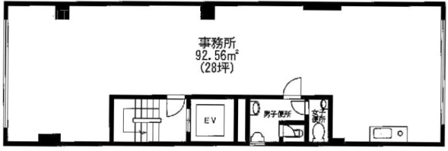 興信第一ビル3F 間取り図