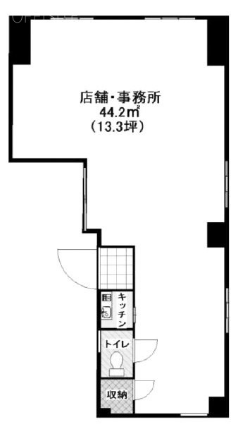 オカダビル3F 間取り図