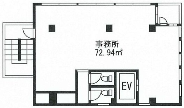 KY六本木ビル2F 間取り図