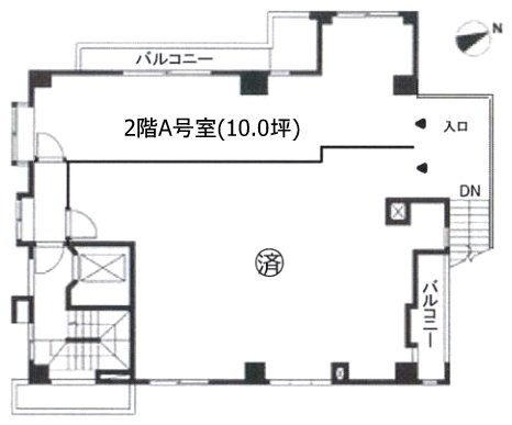 パナック表参道ビルⅡA 間取り図