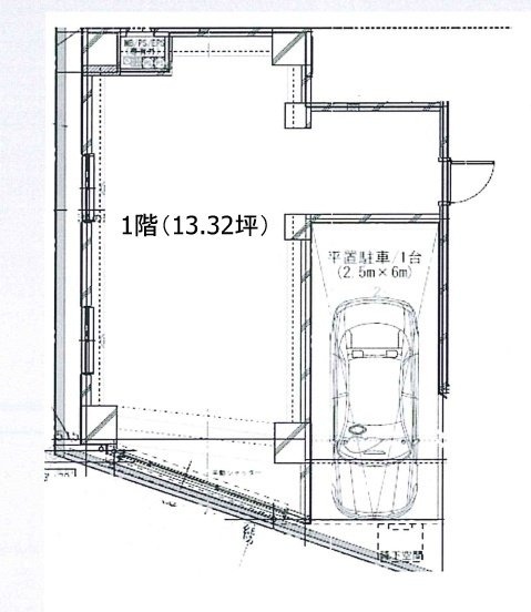 B CITY APARTMENT SUGINAMITAKAIDO1F 間取り図