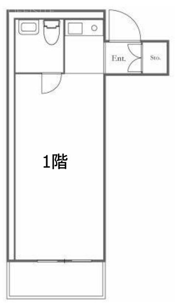 TKハウス1F 間取り図