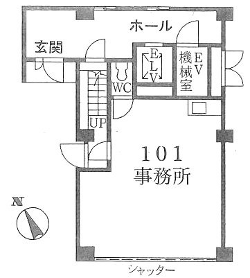 ウイステリアビル1F 間取り図