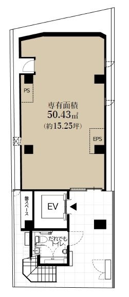 THE CITY 麻布十番 AZUR1F 間取り図