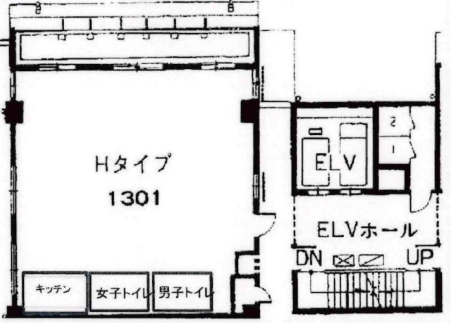 ハイネスロフティ1301 間取り図